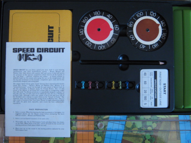 3M Speed Circuit Game Parts 1971