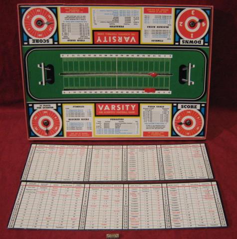 Cadaco Varsity Scientific Football Game Parts 1951