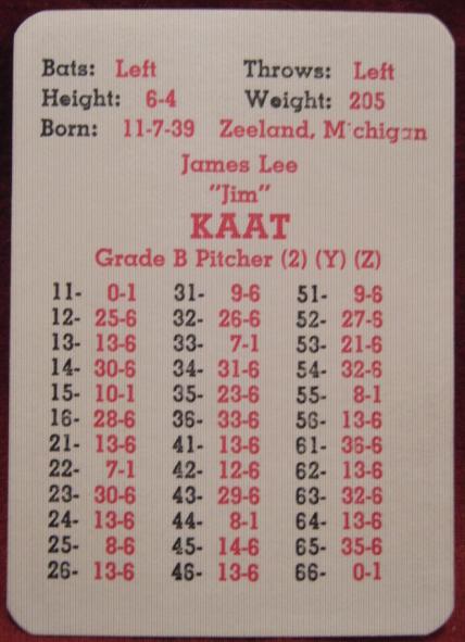apba baseball game card 1965