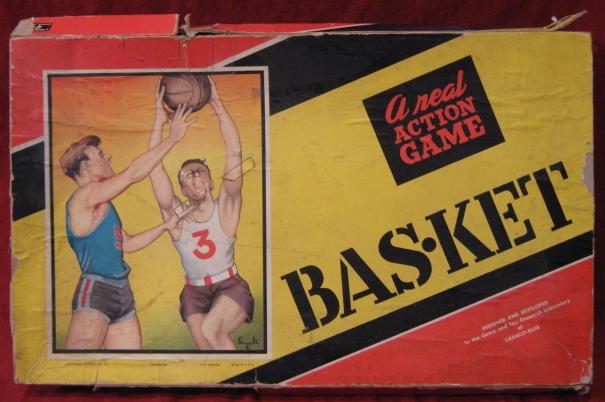 Cadaco Bas-Ket Basketball Game box 1950