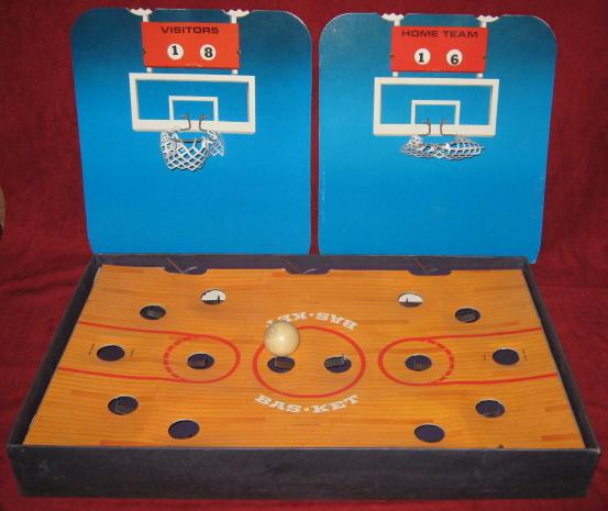Cadaco Bas-Ket Basketball Game Parts 1969