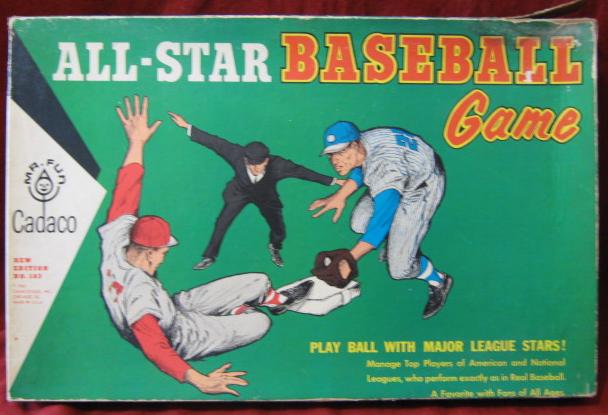 Cadaco All Star Baseball Game box 1965