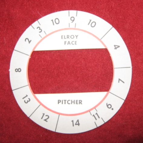 Cadaco All Star Baseball Game Card 1962