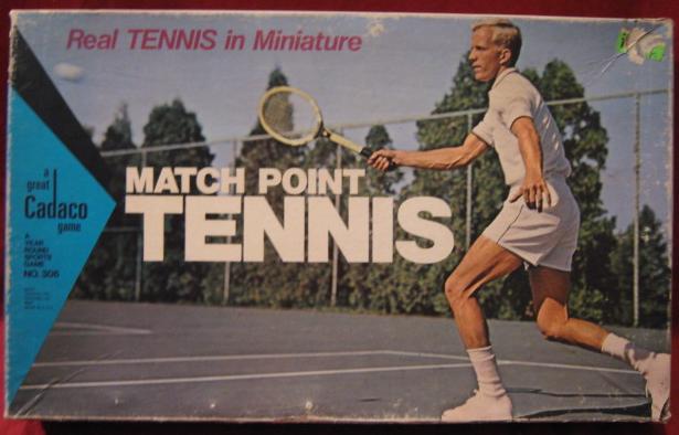 cadaco match point tennis game box