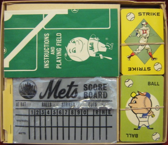 ed-u-cards New York Mets baseball game parts 1961