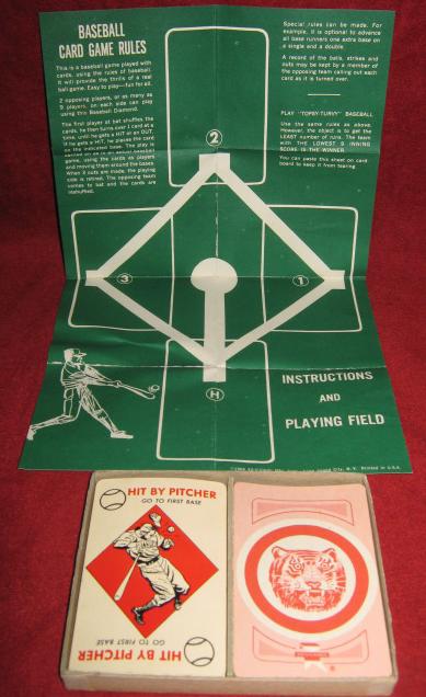ed-u-cards detroit tigers baseball game parts
