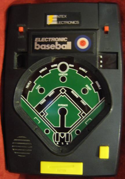 entex baseball handheld electronic game console front