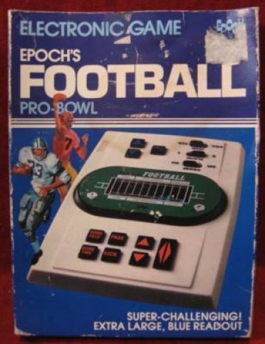 EPOCH PRO BOWL FOOTBALL handheld electronic game box front
