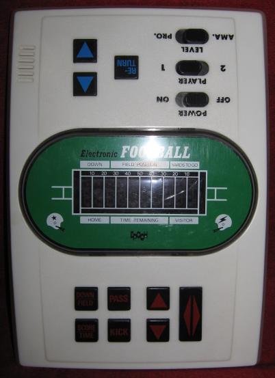 EPOCH PRO BOWL FOOTBALL handheld electronic game console front