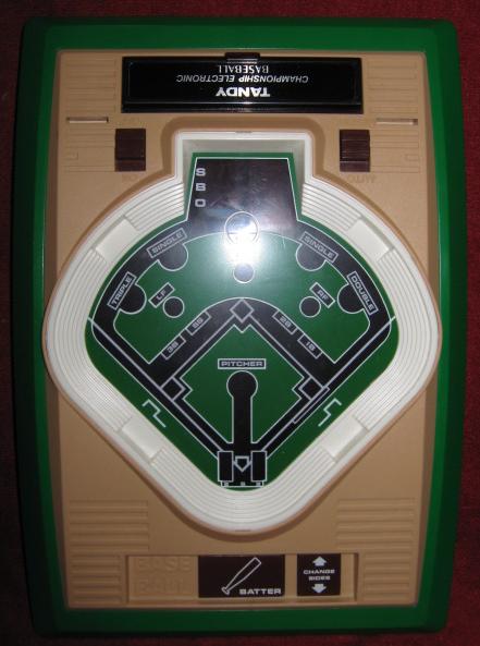 TANDY CHAMPIONSHIP BASEBALL handheld electronic game console front