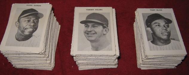 milton bradley official baseball game card 1969