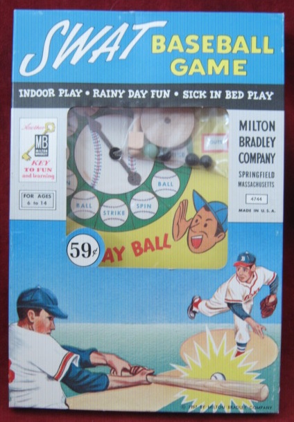 milton bradley swat baseball game box
