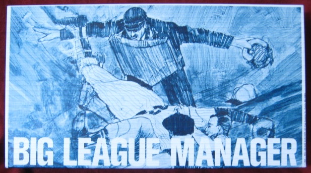 negamco big league manager baseball game box 1958