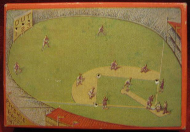 psychic baseball game box 1929