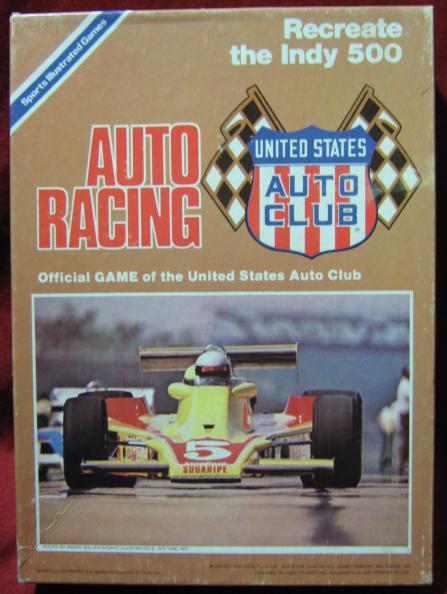 usac auto racing game box 1978