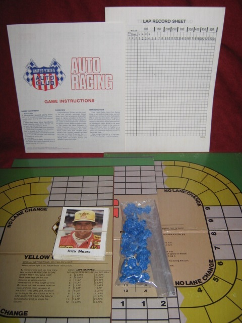 usac auto racing game parts 1978