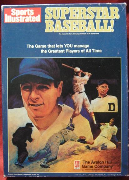 sports illustrated superstar baseball game box 1985
