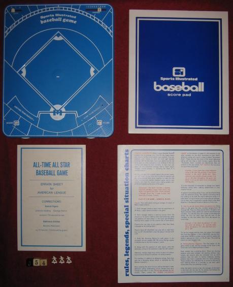 sports illustrated baseball game parts 1971