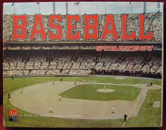 Avalon Hill Baseball Strategy Game Box 1969