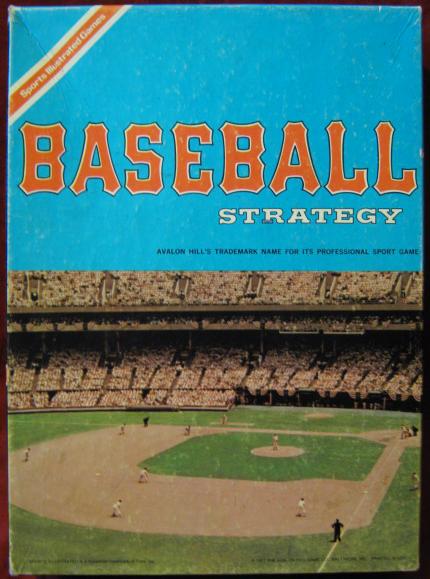Avalon Hill Baseball Strategy Game Box 1973