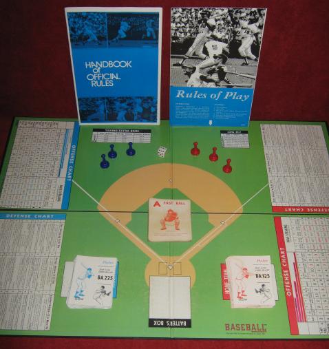 Avalon Hill Baseball Strategy Game Parts 1973