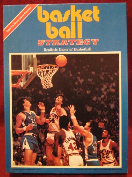 Avalon Hill Basketball Strategy Game Box 1981