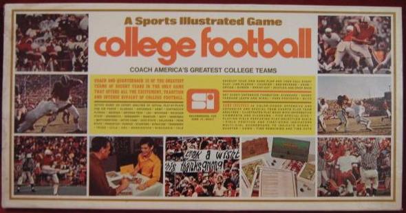 sports illustrated bowl bound college football game box 1972