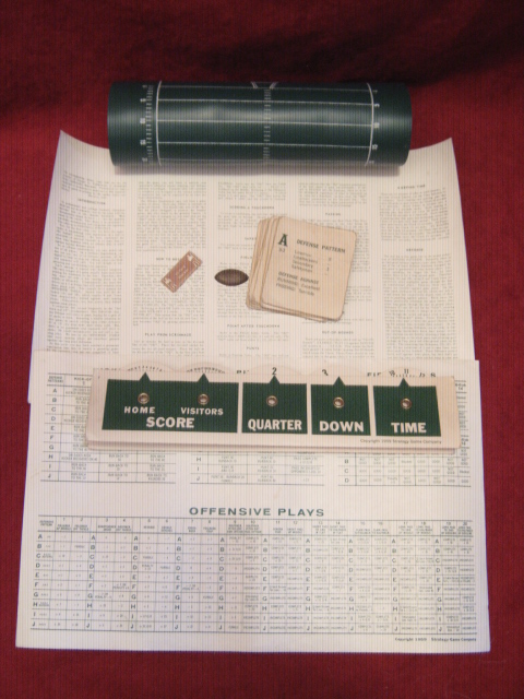 Football Strategy Game Parts 1959