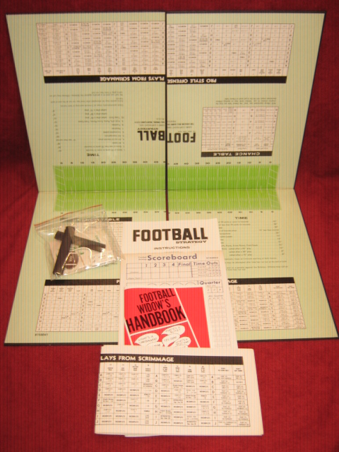 Avalon Hill Football Strategy Game Parts 1978