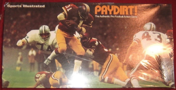 sports illustrated paydirt football game box 1972