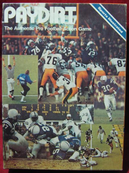 sports illustrated paydirt football game box 1978