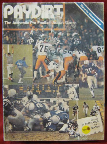 sports illustrated paydirt football game box 1980