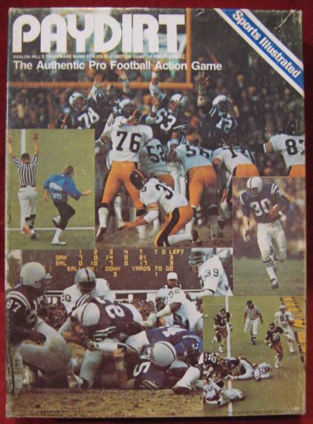 sports illustrated paydirt football game box 1981