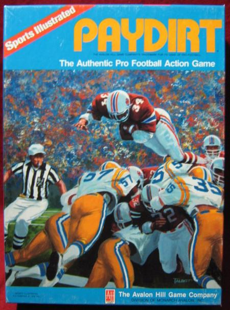 sports illustrated paydirt football game box 1986