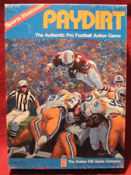 sports illustrated paydirt football game box 1988