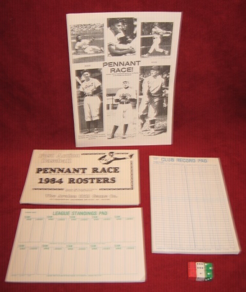 Avalon Hill Pennant Race Game Parts 1984