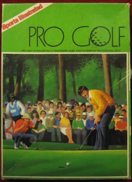 sports illustrated PRO GOLF game box 1986