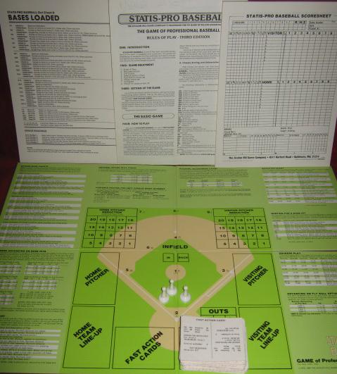 statis pro baseball game parts 1992