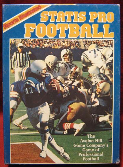 statis pro football game box 1986