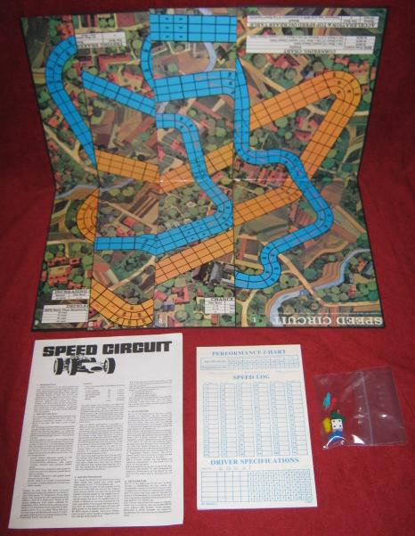 Avalon Hill Speed Circuit Game Parts 1982