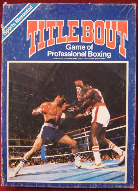 title bout boxing game box 1983-84