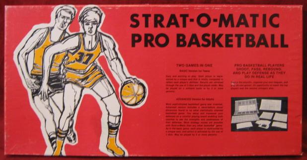 strat-o-matic basketball game box 1974-75