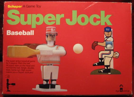 super jock baseball game box 1976