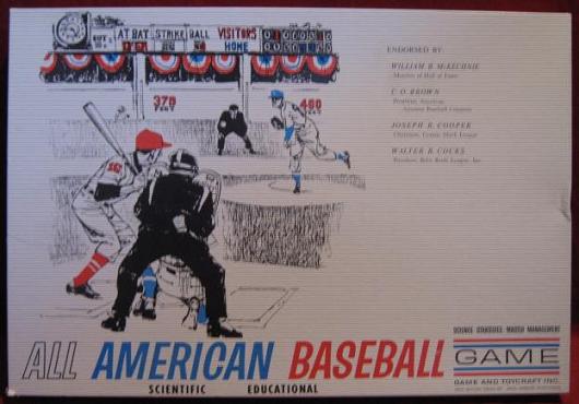 toycraft all american baseball game box