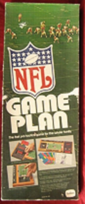 tudor nfl game plan football box 1972