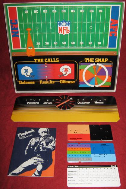 tudor nfl quarterback football game parts 1977