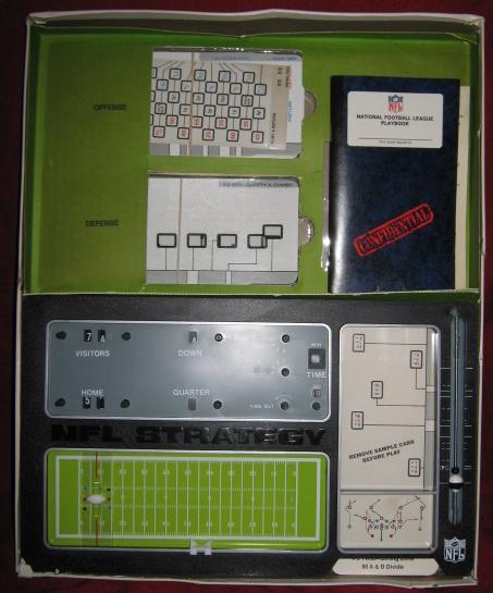 tudor nfl strategy football game parts 1974