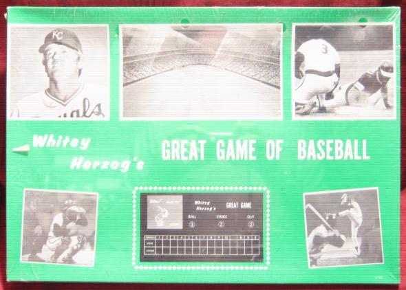 whitey herzog great game of baseball game box