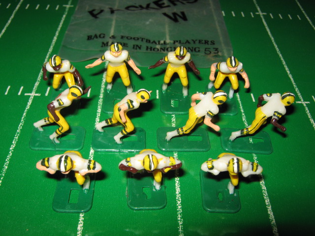 tudor electric football team GREEN BAY PACKERS WHITE JERSEY HK78