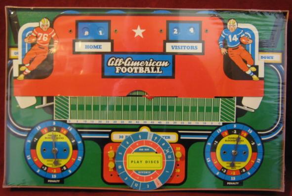 Cadaco All American Football Game Parts 1965